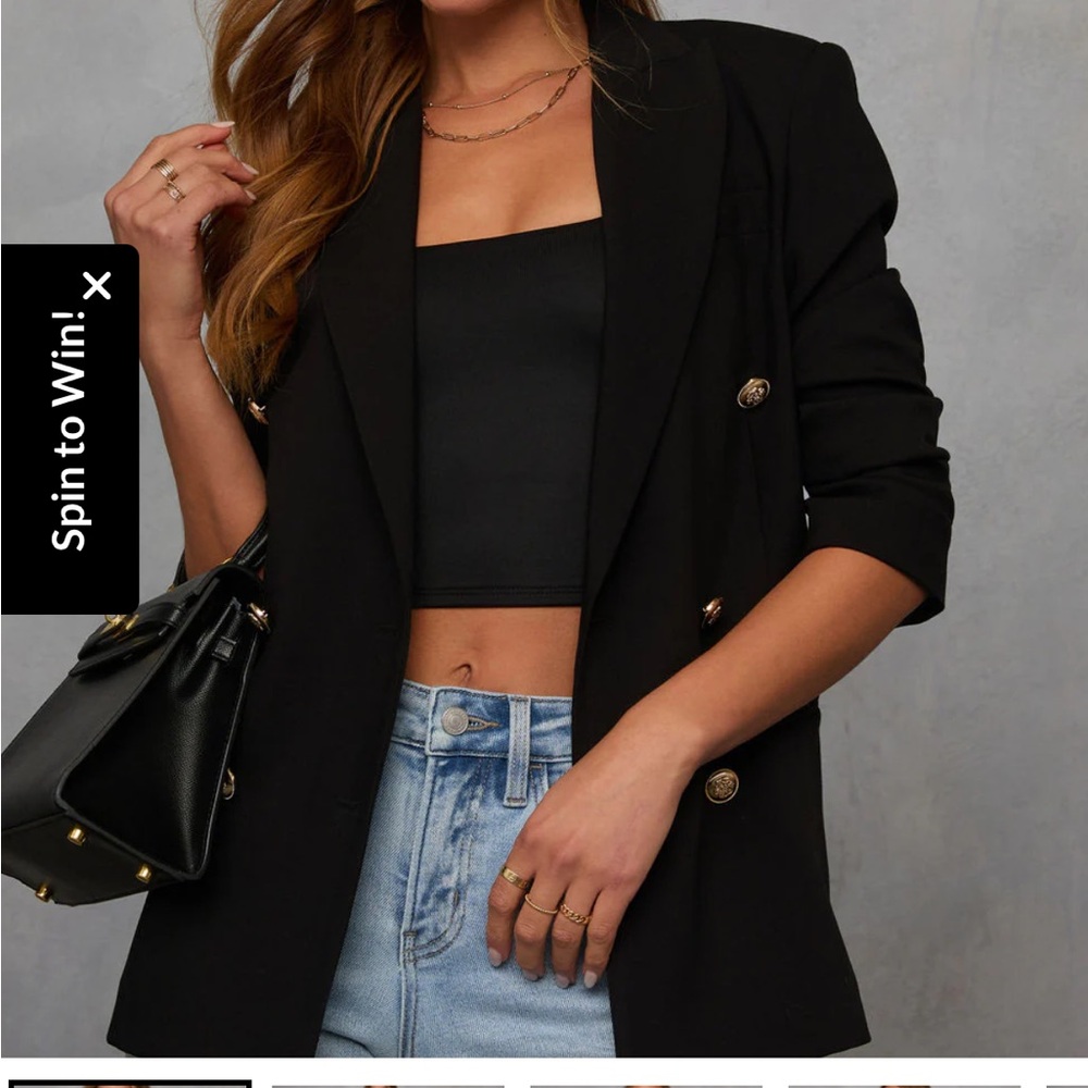 Vici Black Blazer Jacket